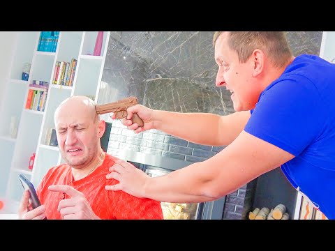 Видео: Старый ОТОМСТИЛ Лысой Бороде. Nerf Brothers