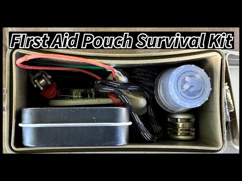 Видео: Комплектация набора для выживания USGI First Aid Pouch