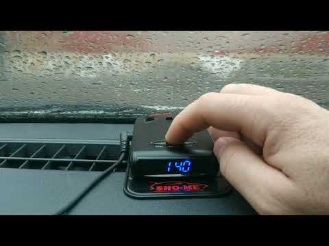 Видео: Радар - детектор SHO-ME   G-700  SIGNATURE