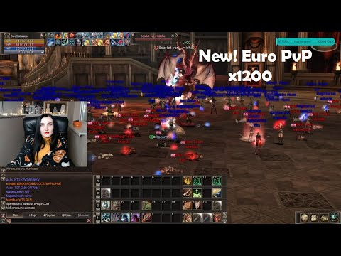 Видео: 🔥 New! Euro PvP x1200 - достойный сервер Interlude