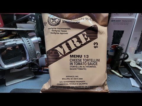 Видео: МЕНЮ №13 Американского MRE: ОБЗОР СЫРНЫХ ТОРТЕЛЛИНИ
