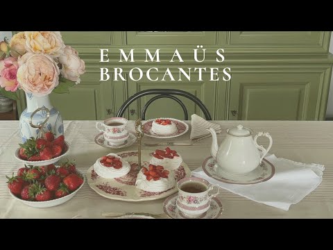 Видео: Блошиные рынки, Emmaüs, клубника и домашний десерт.