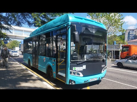 Видео: Автобус №71 (Сочи). Тихоновка - ЖД Лазаревское