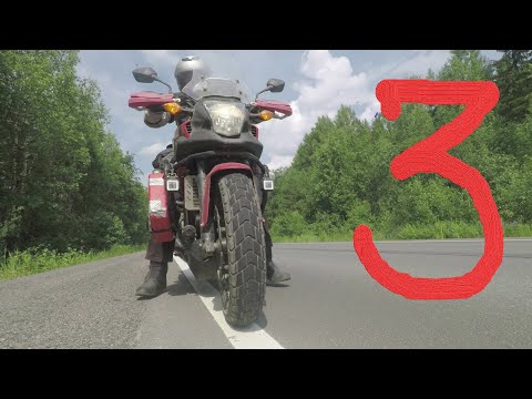 Видео: В Карелию из Сочи. Одиночное мотопутешествие. Карельские грунтовки, озера, водопады и... насекомые.