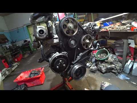 Видео: мотор VW 1.9 TDI  капиталка