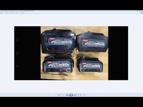 Видео: Makita XGT 40V  Рекорд от макиты 3х киловатный АКБ 8А (или 16А на условных 18в) 20 банок 21700 в акб