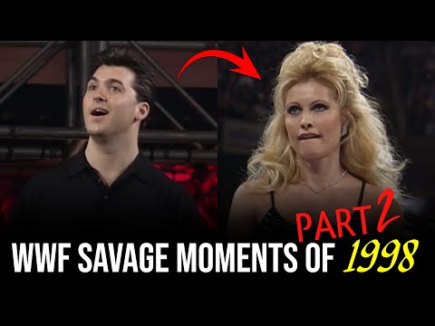 Видео: Самые жестокие моменты WWF на микрофоне в 1998 году (часть 2)