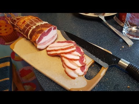Видео: Вкусное сало холодного копчения и ленточный  дымогенератор