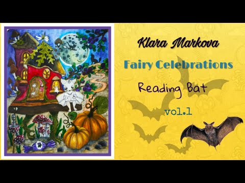 Видео: Раскрашиваю летучую мышь в раскраске антистресс Fairy Celebrations/ Coloring the Reading Bat