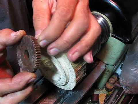Видео: Токарный станок  МН-80. Доработка шестерёнки