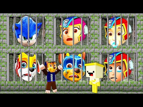 Видео: ВЫБЕРИ ПРАВИЛЬНУЮ ТЮРЬМУ ЧТО БЫ ВЫЖИТЬ - ЩЕНЯЧИЙ ПАТРУЛЬ В МАЙНКРАФТЕ