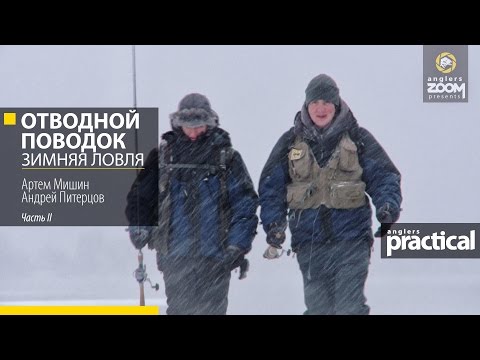 Видео: Отводной поводок: зимняя ловля. Часть 2. Артем Мишин, Андрей Питерцов. Anglers Practical.