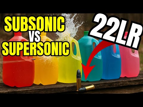 Видео: Дозвуковой и сверхзвуковой .22LR — вы не поверите, какой из них продвинулся дальше!