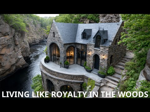 Видео: Этот крошечный французский замок на скале похож на сказку