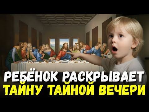 Видео: МАЛЬЧИК 5 ЛЕТ РАСКРЫВАЕТ УЖАСНЫЙ СЕКРЕТ ПОД КАРТИНОЙ ТАЙНАЯ ВЕЧЕРЯ ДА ВИНЧИ