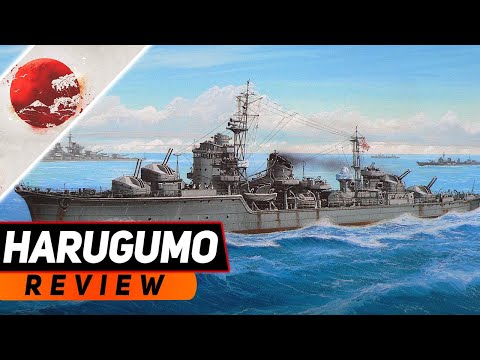 Видео: ЭСМИНЕЦ HARUGUMO! ХУДШИЙ КОШМАР ДЛЯ ЛИНКОРОВ! ОБЗОР WORLD OF WARSHIPS