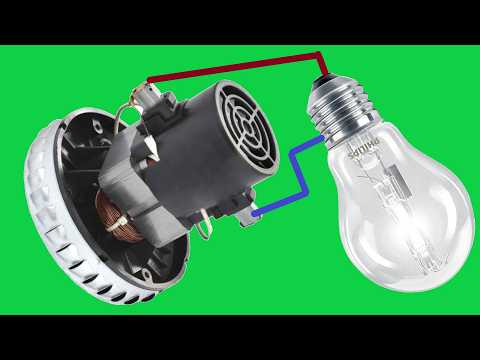 Видео: Превращение старых вакуумных двигателей в возобновляемую энергию: создание генераторов и ветряных т