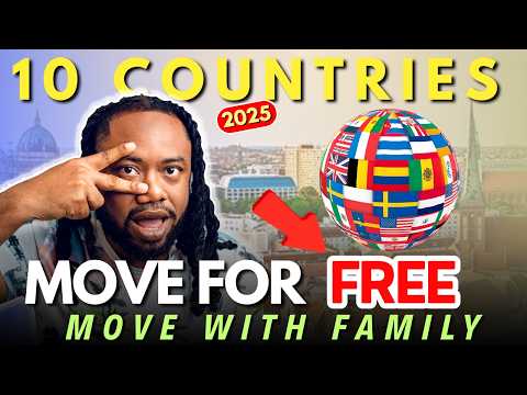 Видео: Переезжайте почти бесплатно в эти 10 стран — переезжайте с семьей, работой и учебой