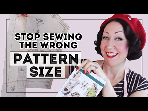Видео: РАЗМЕР ВЫКРОЙКИ Перестаньте гадать и начните измерять, чтобы выбрать правильный размер выкройки, ...