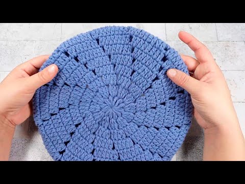 Видео: Вам понравится ВЯЗАТЬ ЭТУ ШАПКУ КРЮЧКОМ ОЧЕНЬ ЛЕГКО И БЫСТРО😍
