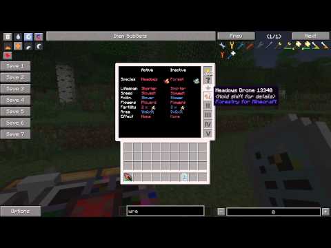 Видео: Гайд по моду Binnie Mods (Extra Bees) 1.6.4 (1.8.0)