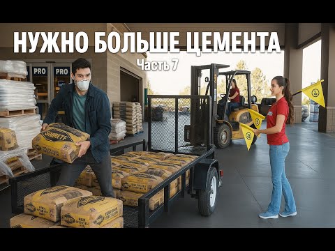 Видео: Сходил К Врачу В Американской Деревне/ Перетаскиваю Тонну Мешков для Фундамента