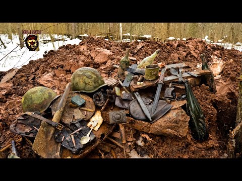 Видео: Невероятный Сохран находок из красной глины / WWII Relics from Red Clay