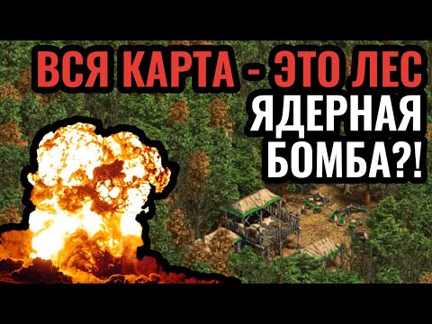 Видео: ЯДЕРНЫЙ БАБАХ (не шутка) в Age of Empires 2 | Вся карта - это ЛЕС с лучшими игроками. Forest Nothing