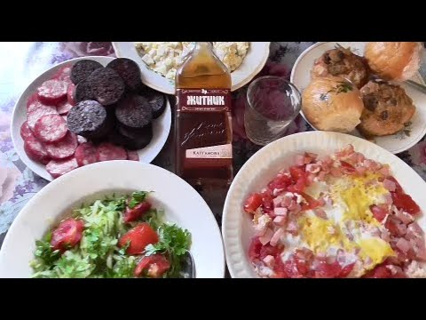 Видео: Водка "Житник" на калгане под закусь как в ресторане...