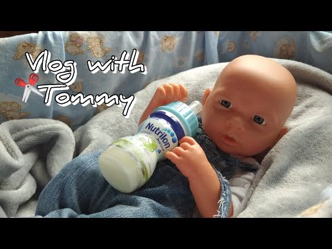 Видео: Влог с малышом Томми\ Как пошить боди для куклы? Кормление пупса 26.10.22.Play with reborn #reborn