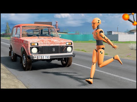 Видео: РАНДОМ СПАВН МАНЕКЕНА! Выбежал НА ДОРОГУ! - BeamNg Drive