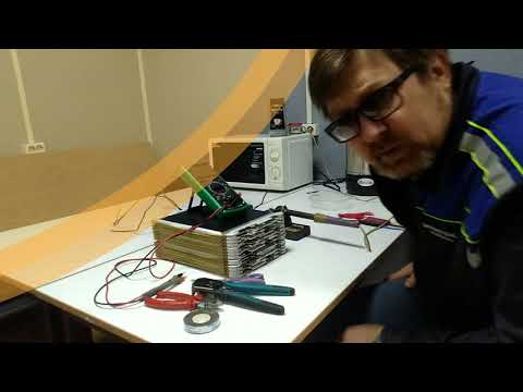 Видео: Батарея для электровелосипеда . Часть 2.