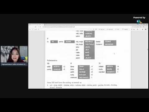 Видео: Чех хэлний дүрмийн хичээл 2