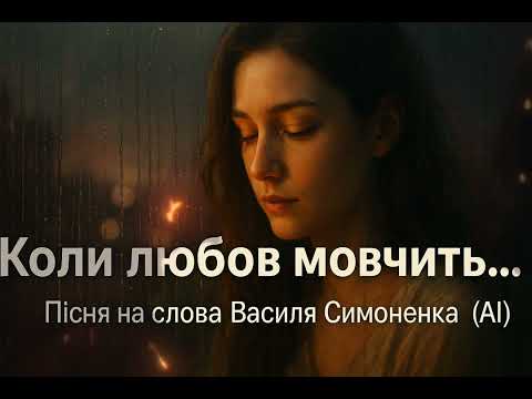 Видео: «Коли любов мовчить…» | Пісня на слова Василя Симоненка (AI)