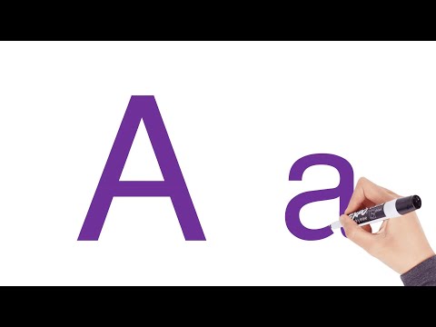 Видео: Учиме да пишуваме букви од  А  до  М - Азбука Кирилица на Македонски