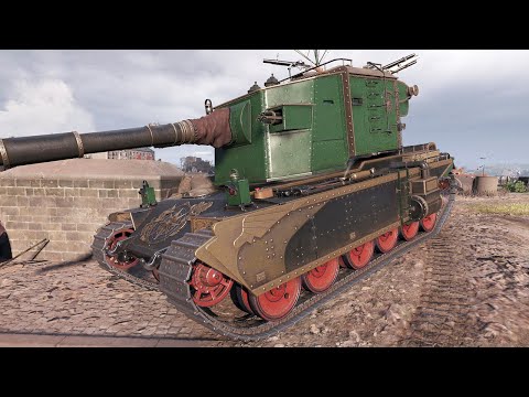 Видео: FV4005 Stage II - Охотник в городе - World of Tanks