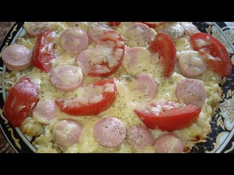 Видео: Пицца из лапши быстрого приготовления за 10минут!!! Очень сытный и вкусный завтрак! Родные оценят! 😍