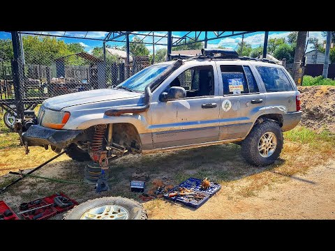 Видео: Ремонт это Вам не #OFFROAD, замена шаровых, полуось, ступицы JEEP Grand Cherokee WJ