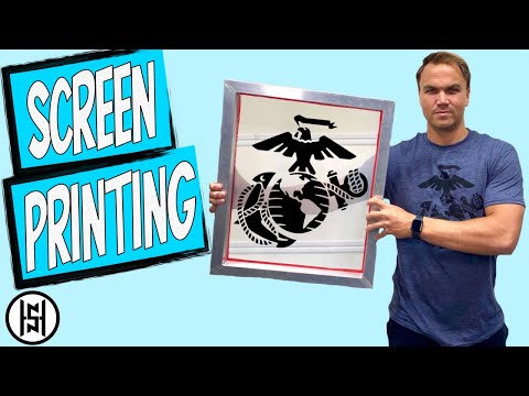 Видео: Как делать трафаретную печать с помощью Cricut — САМЫЙ ПРОСТОЙ СПОСОБ!