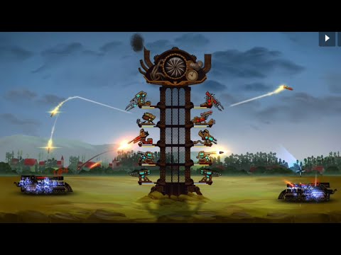 Видео: Прохождение steampunk tower 2 - у культа появилась артиллерия