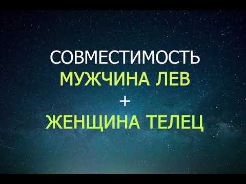 Видео: Совместимость мужчины Льва и женщины Тельца