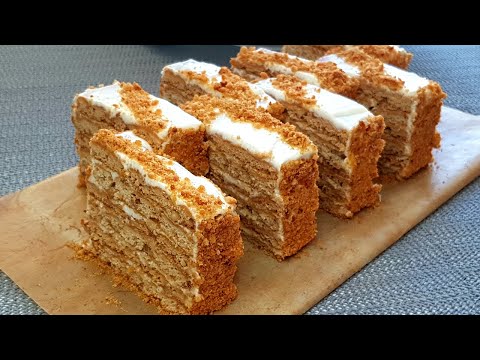 Видео: Медовый Торт с Орехами // Honey-Nut cake