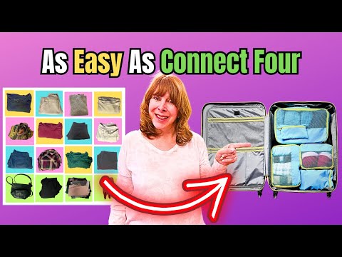 Видео: Метод упаковки 4X4. ПУТЕШЕСТВЕННЫЙ ЛАЙФХАК, о котором вы даже не подозревали!