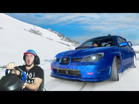 Видео: НАКОНЕЦ ТО СУБАРУ - ВЫГНАЛ ИМПРЕЗУ НА ЗАМЕРЗШЕЕ ОЗЕРО в FORZA HORIZON 4 + РУЛЬ