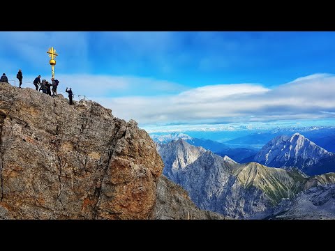 Видео: VLOG 11. Восхождение на Цугшпитце (Zugspitze) через Reintal - 21 км за 1 день, Германия, 27.08.2018