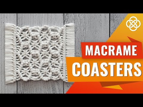 Видео: Салфетка в технике макраме | macrame DIY | Урок макраме для начинающих