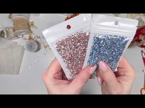 Видео: Распаковка страз и все ссылки.