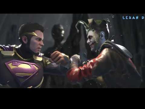 Видео: Injustice 2 - Супермен против Джокера - Intros & Clashes (rus)