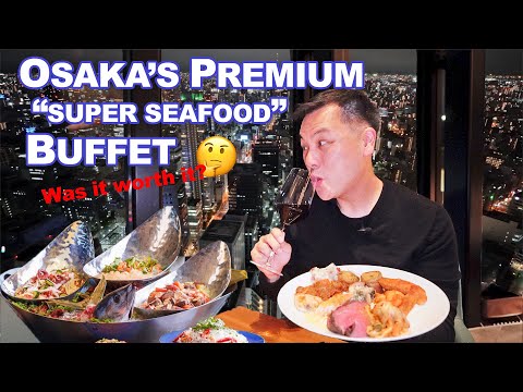 Видео: Шведский стол «Super Seafood» в Японии — атмосфера Осаки в отеле Conrad Hilton