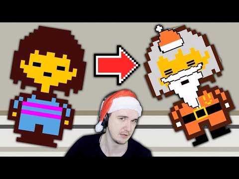 Видео: Undertale ♥ Что будет, если Фриск - станет САНТОЙ? Если подменить Санту в Андертейл? | Реакция